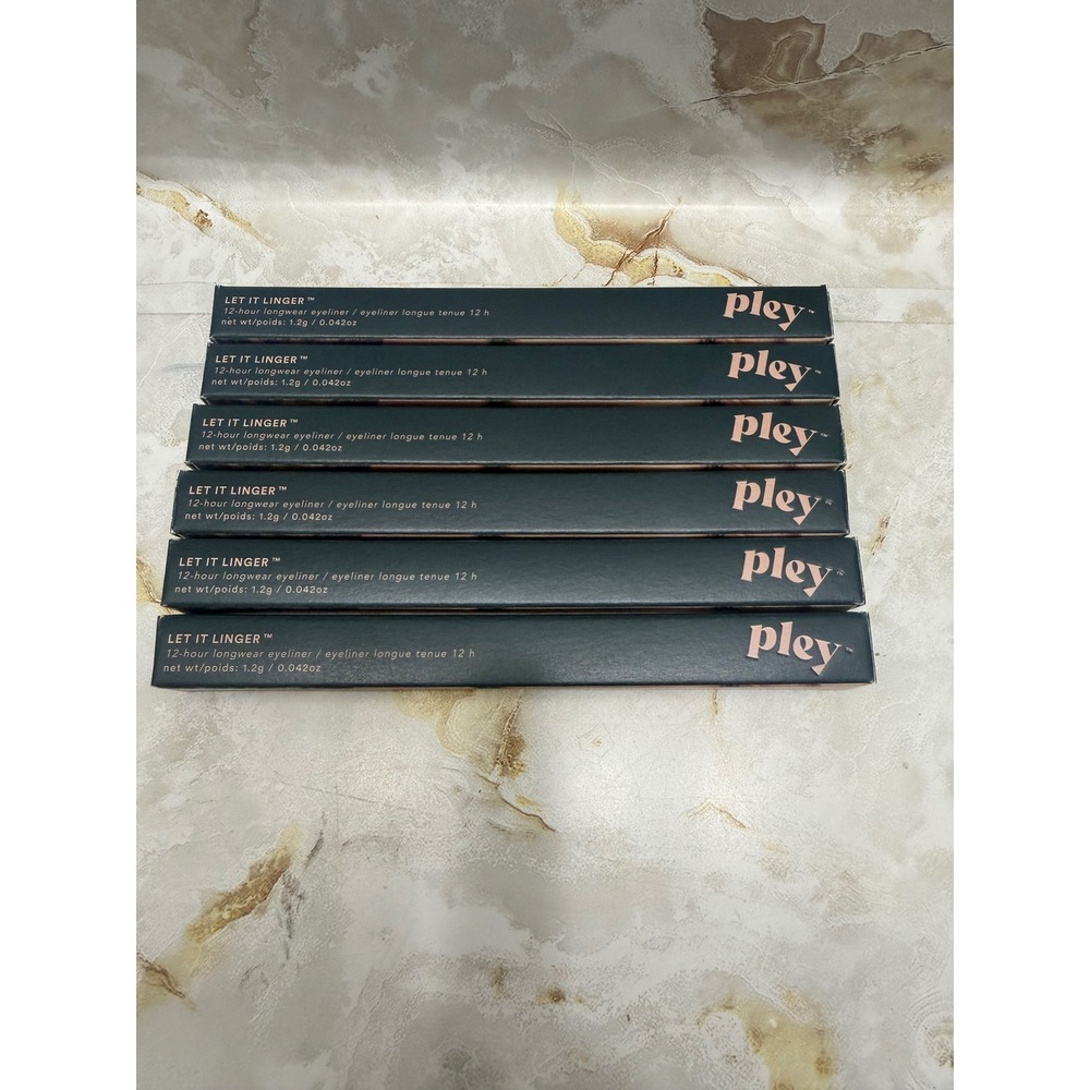 Pley Beauty Let It Linger 12-Hour Longwear Eyeliner Set‎ of 6 Denim Flora Flora